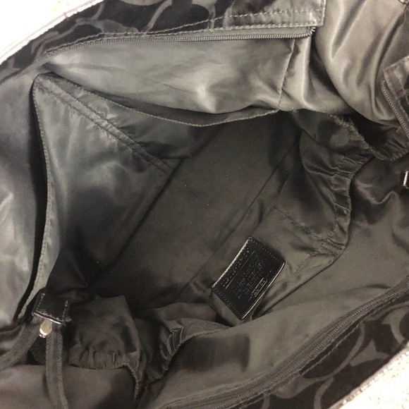 Black Authentic Coach Diaper Bag - Picture 11 of 12